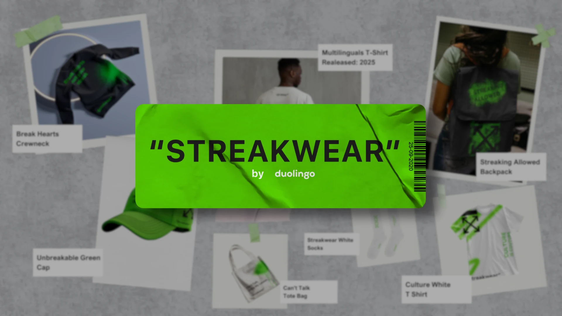 STREAKWEAR - Duolingo | YOUNG ONES 2025
