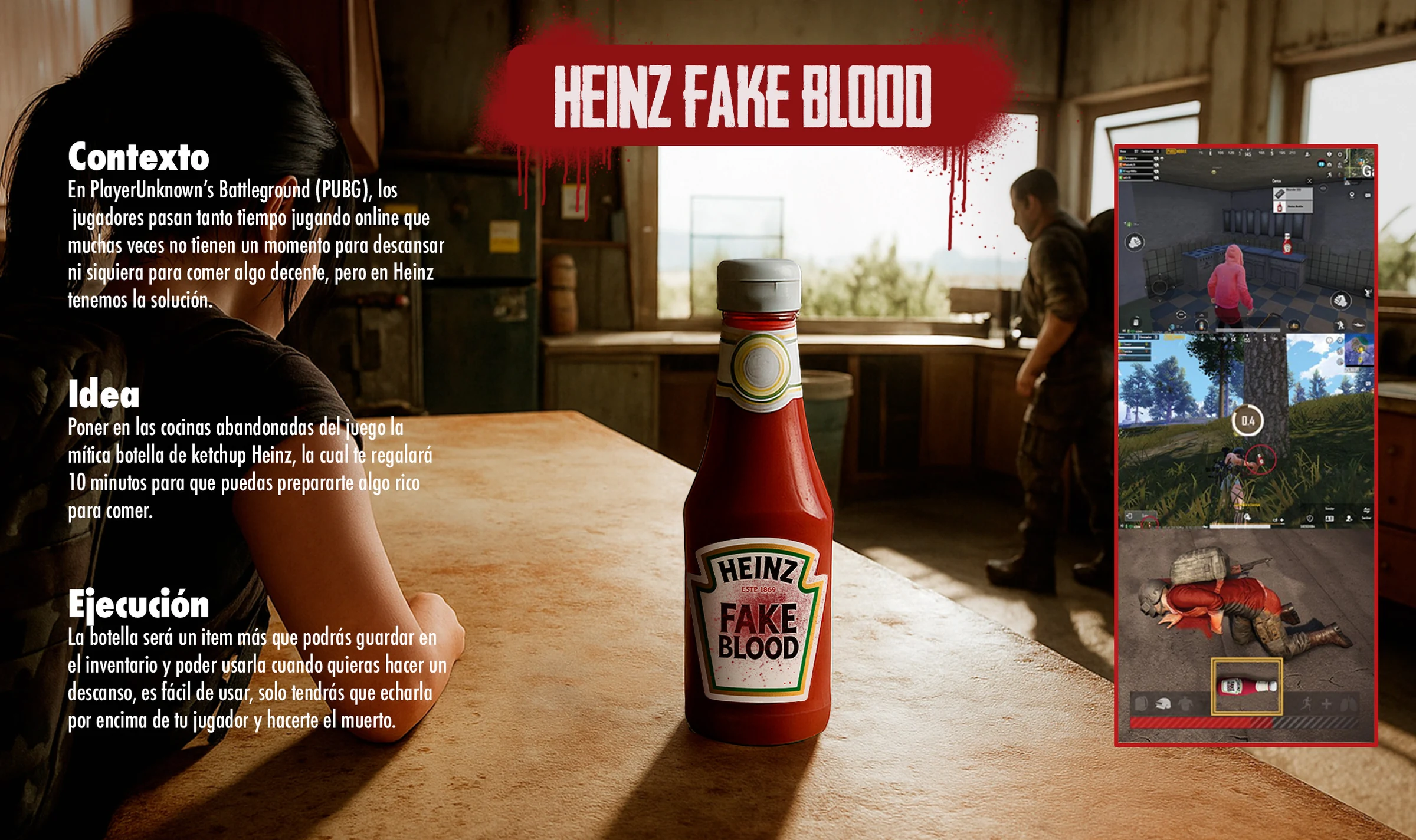 Heinz Fake Blood / Heinz x PUBG — imagen original 01
